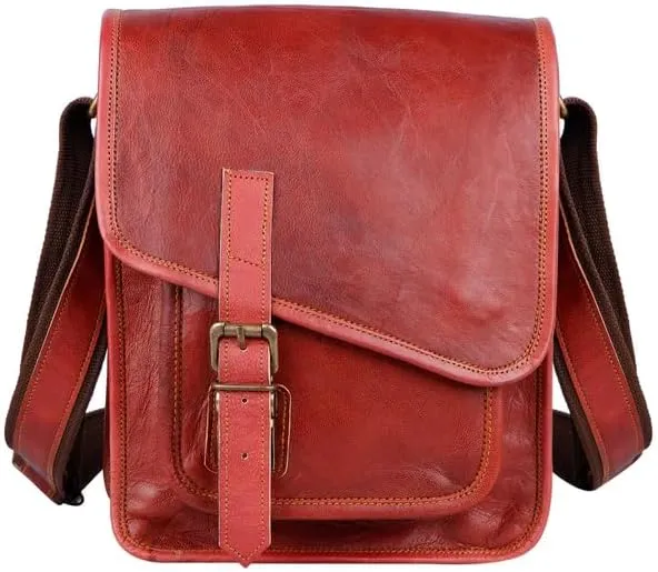 100% Genuine Indian Leather,Messanger,Cross body,Travel,Office,College,Multi-Purpose Unisex Premium Vintage Quality Bag Ideal gifts