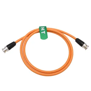 12G 6G SDI Video Cable 4K 3840 4096 x 2160p for Steadicam Transvideo Starlite Alexa 35 LF Komodo Sony FX9 FX6 C500 Mark II Atomos Ninja V Camera Monitor 1M