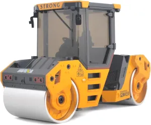1/50 Scale Diecast Road Roller Toys Metal Engineering Road Planer Vehicle Truck Toy Construction Vehicles Model for Kids (1:50 Road Roller)