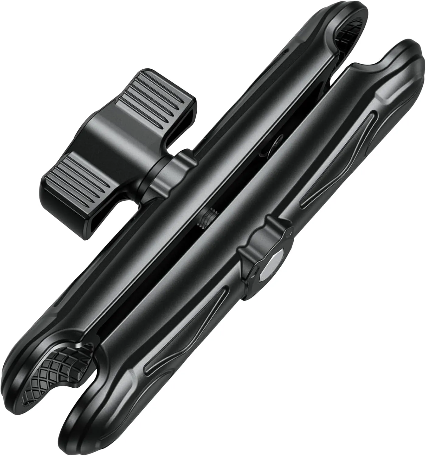 1" Ball Double Socket Arm, 5.9" Length Aluminum Alloy Long Arm, Compatible with RAM Mounts B Size 1" Ball Components, for Fish Finder Mount, Bike Car Motorcycle Phone Mount