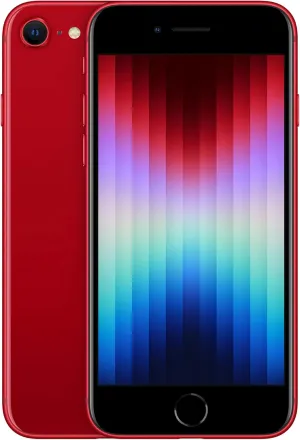 2022 Apple iPhone SE (64 GB, (Product) RED) [Locked]   Carrier Subscription