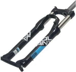 26" 27.5" 29" Mountain Bike Suspension Fork, Aluminum Alloy Front Forks Shock Absorber Spring Lockable Travel:100mm (Color : A, Size : 27.5inch)
