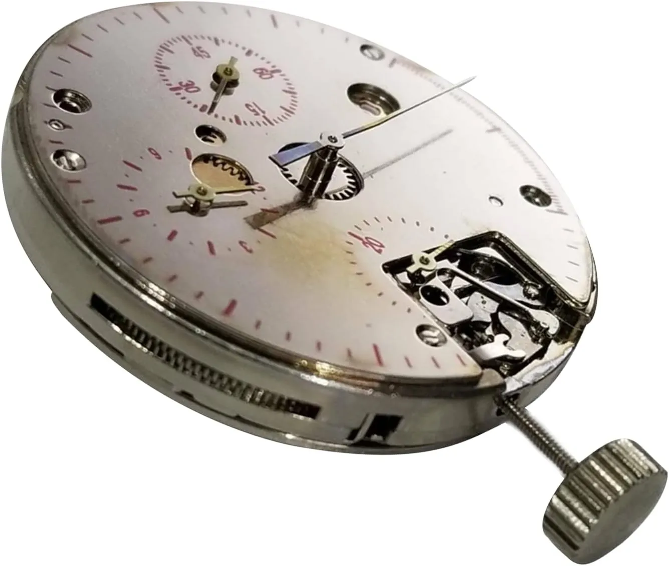 3-Eye Mechanical Chronograph Hand-Wind Watch Movement Accessories for ST1902 TY2902