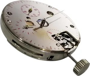 3-Eye Mechanical Chronograph Hand-Wind Watch Movement Accessories for ST1902 TY2902