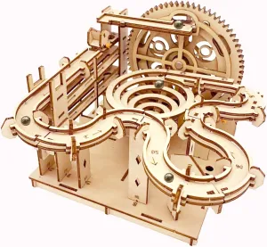 3D Puzzle Wooden Marble Run for Adults DIY Mechanical Puzzle Assembly Wood Crafts to Build Wood Model Kit for Teens Age 14  Years Old