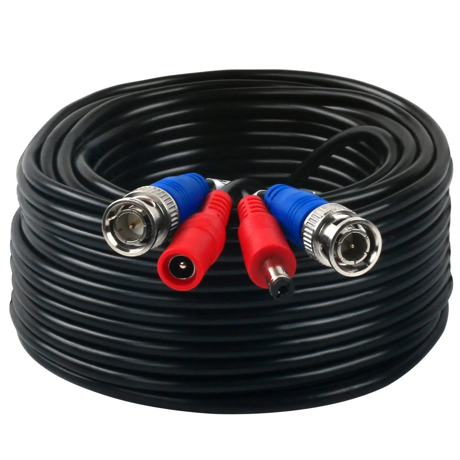 4 Pack 150 Feet BNC Video Power Cable Wire Video Security Camera Wire with Connectors for CCTV Camera DVR Surveillance System