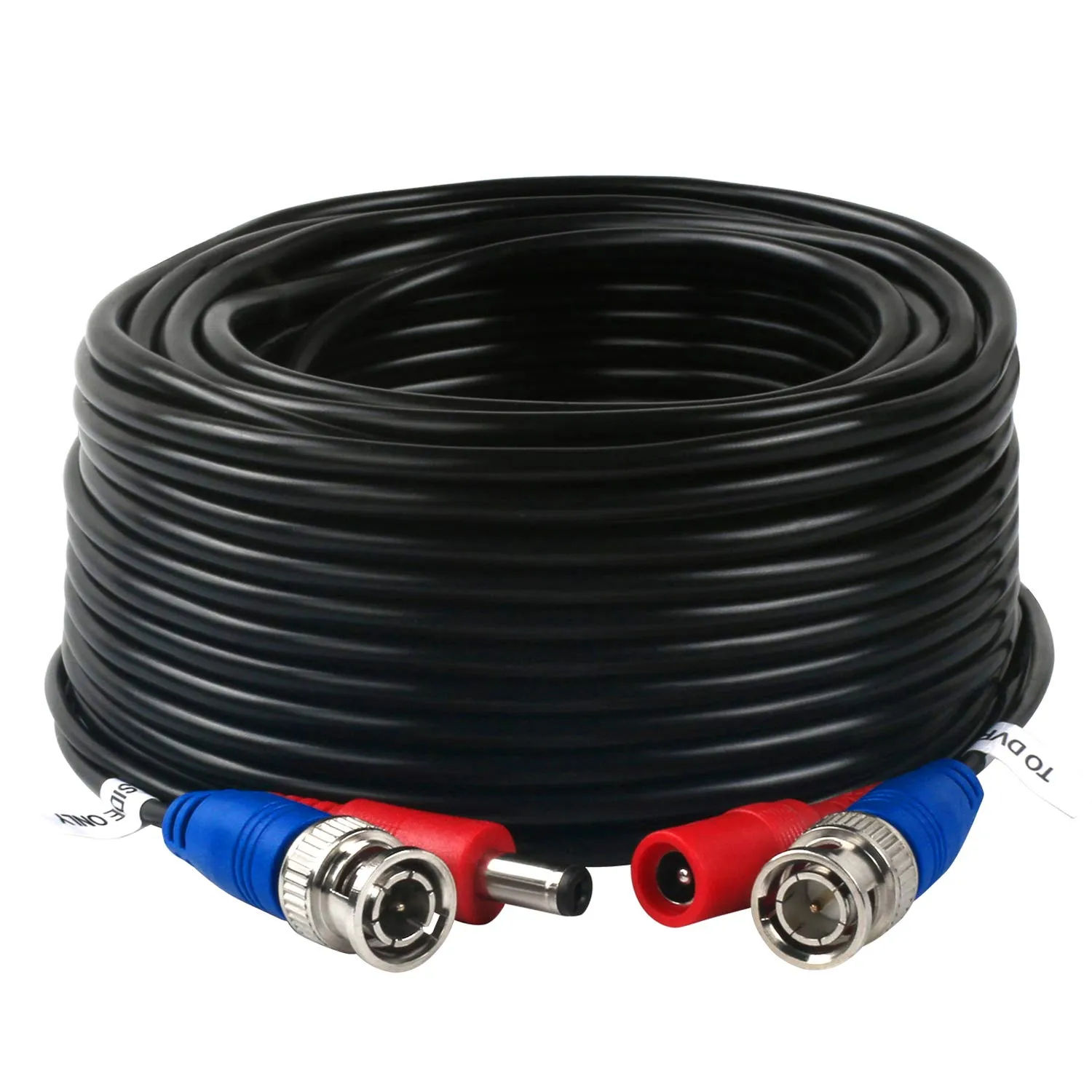 4 Pack 150 Feet BNC Video Power Cable Wire Video Security Camera Wire with Connectors for CCTV Camera DVR Surveillance System