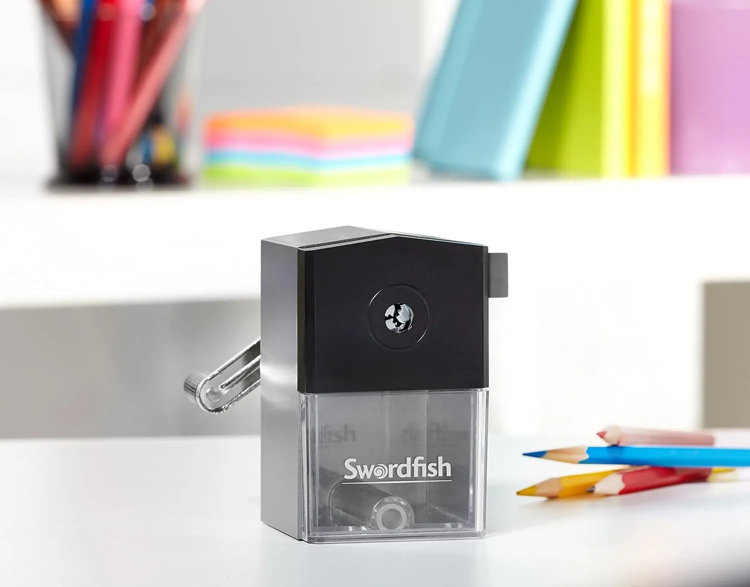 40100 Ikon Desktop Manual Pencil Sharpener, 8 mm