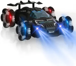 4WD Remote Control Car RC Drift Car 1:16 Scale High Speed 2.4GHz with LED Lights Spray Racing Sport Toy Car for Boys Girls Kids Birthday Gift for Age 6 7 8 9 10 11 12 Year Old