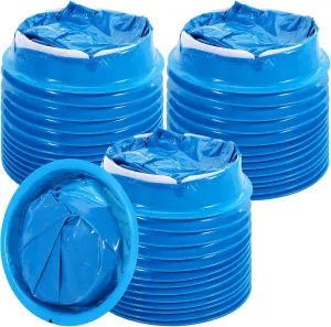 60 Pack Emesis Bags,1000ml Vomit Bags Disposable,Blue Leak Resistant Barf Bag for Car & Aircraft Sickness,Medical Grade Portable Puke,No Spilling Puke Bag for Travel Motion Sickness Chemo