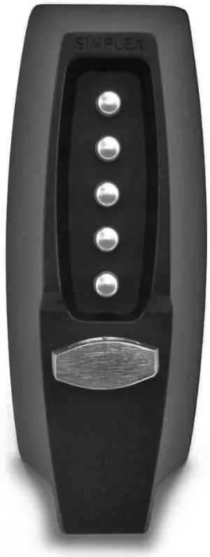 7106-19 Pushbutton Keyless Latch Lock - Black