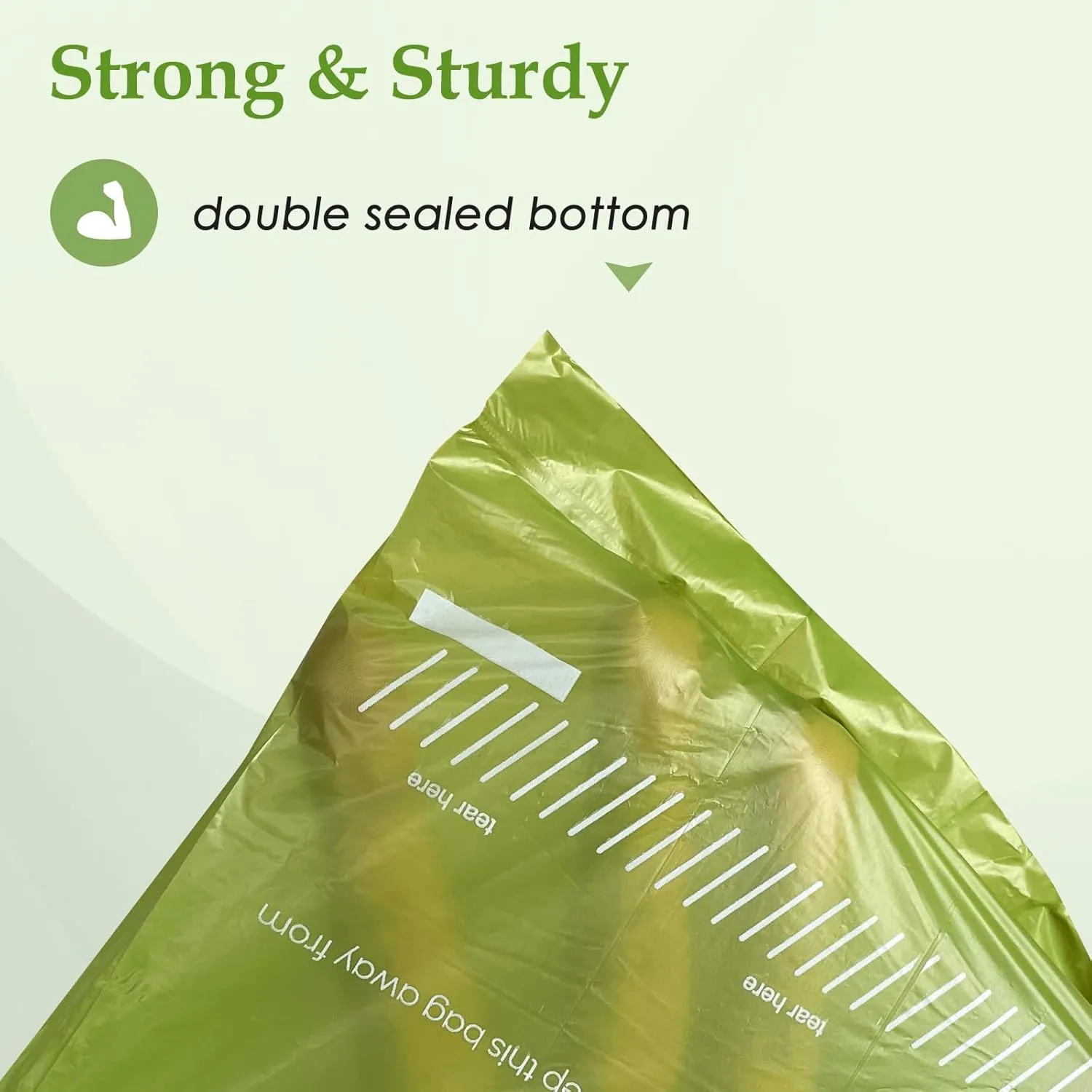 720 Count Unscented 13” x 9”Dog Poop Bags Rolls, Leakproof Strong & Sturdy Waste Bags for Doggie Cat Pet