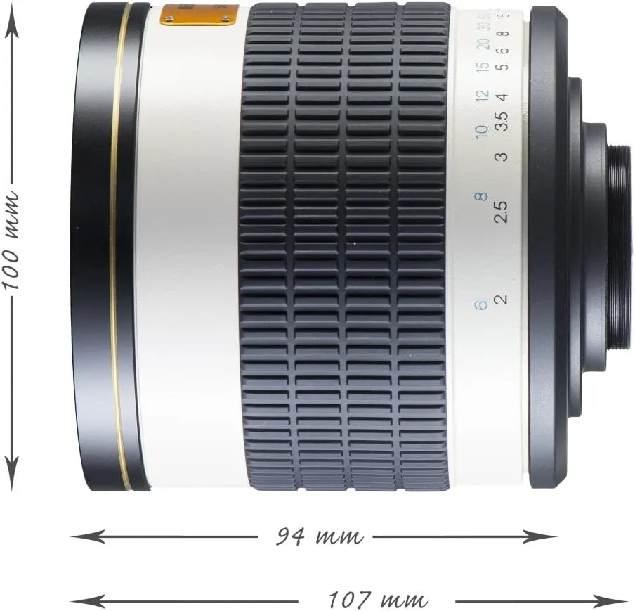 800/8.0 CSC Mirror Fuji X White