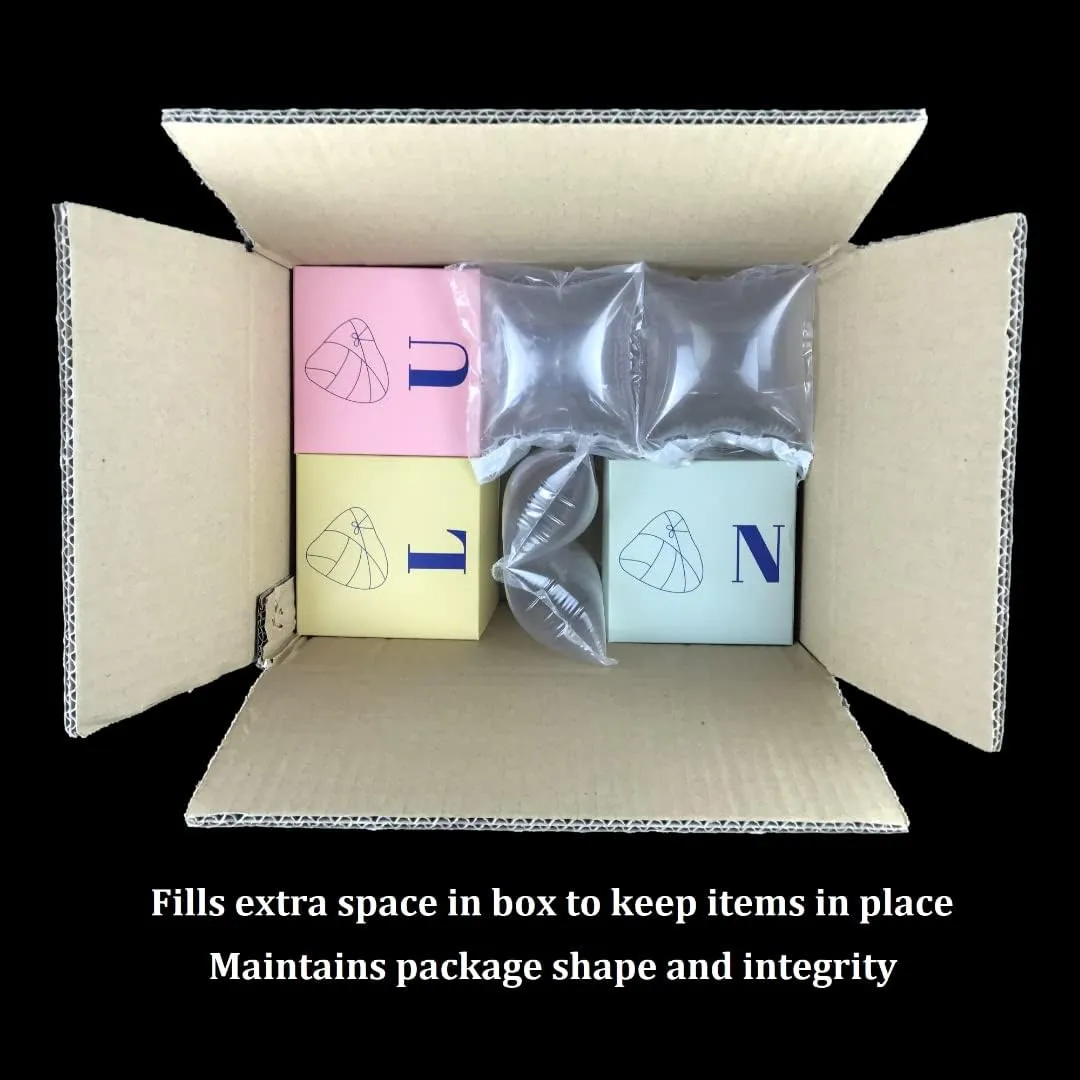 83 Count 33Ft/Roll Sturdy Inflatable Air Packaging Bags Air Pillows Air Cushions Bags Box Packing Supply Purse Fillers Stuffers for Shape No Machine Needed with Hand Pump