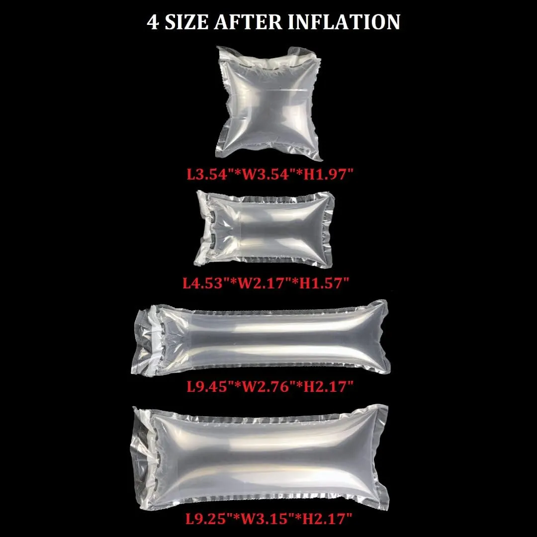 83 Count 33Ft/Roll Sturdy Inflatable Air Packaging Bags Air Pillows Air Cushions Bags Box Packing Supply Purse Fillers Stuffers for Shape No Machine Needed with Hand Pump
