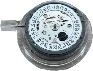 9 Hour Crown NH35A Mechanical Watch Movement Single Date Mechanism 24 Automatic Movt Watch Repair Tool, As Shown