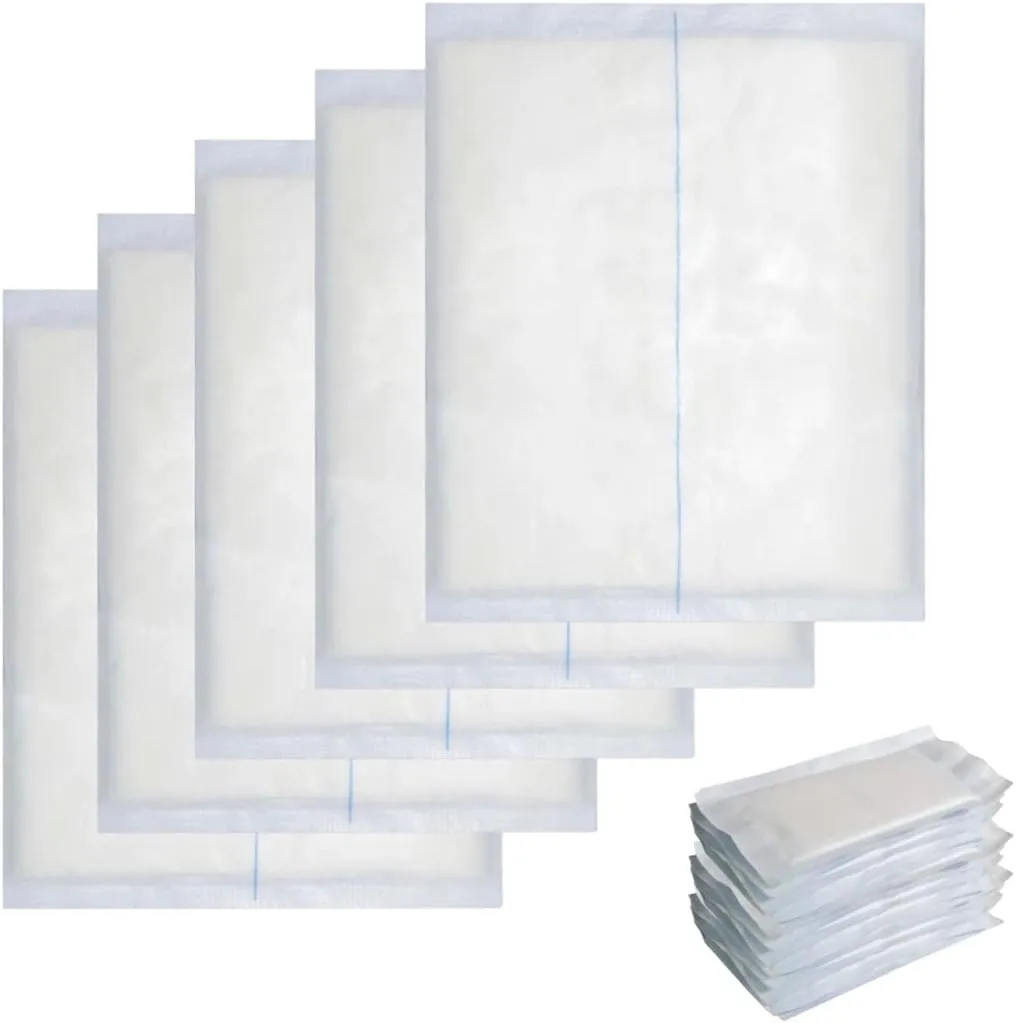 ABD Combine Abdominal Pads 8x10 [20 Pack] High Absorbency Sterile Individually Wrapped 8''x10'' Non-Adherent Absorbent Post-Op Gauze for Heavy-Draining Trauma and First Aid Wound Dressing (1)