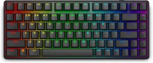 Alienware Pro Wireless Gaming Keyboard - Bluetooth 5.1/2.4 GHz Radio Frequency Connectivity, Linear Mechanical, Hot-swappable switches, Tri mode connectivity, Adjustable Height - Dark Side of the Moon