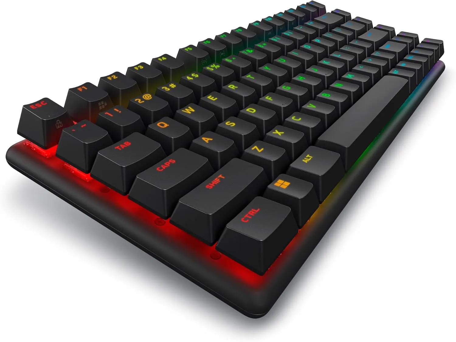 Alienware Pro Wireless Gaming Keyboard - Bluetooth 5.1/2.4 GHz Radio Frequency Connectivity, Linear Mechanical, Hot-swappable switches, Tri mode connectivity, Adjustable Height - Dark Side of the Moon