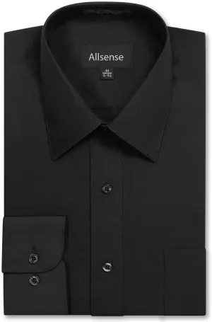 Allsense Men’s Regular-Fit Long-Sleeve Dress Shirt