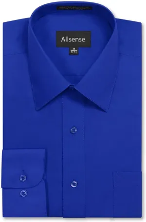 Allsense Men’s Regular-Fit Long-Sleeve Dress Shirt