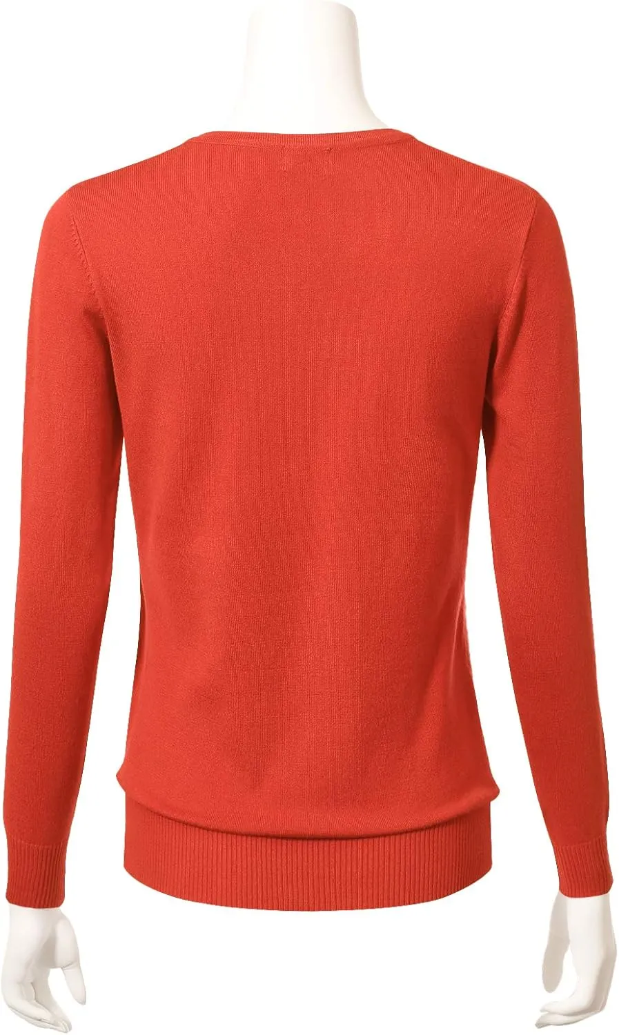 Allsense Women's Long-Sleeve Lightweight Crewneck Cardigan Sweater