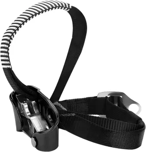 Aluminum Magnesium Left Foot Ascender, Rock Climbing Equipment, 8-12Mm Rope Compatible, Max Load 330 Lbs, Perfect for Mountaineering and Caving