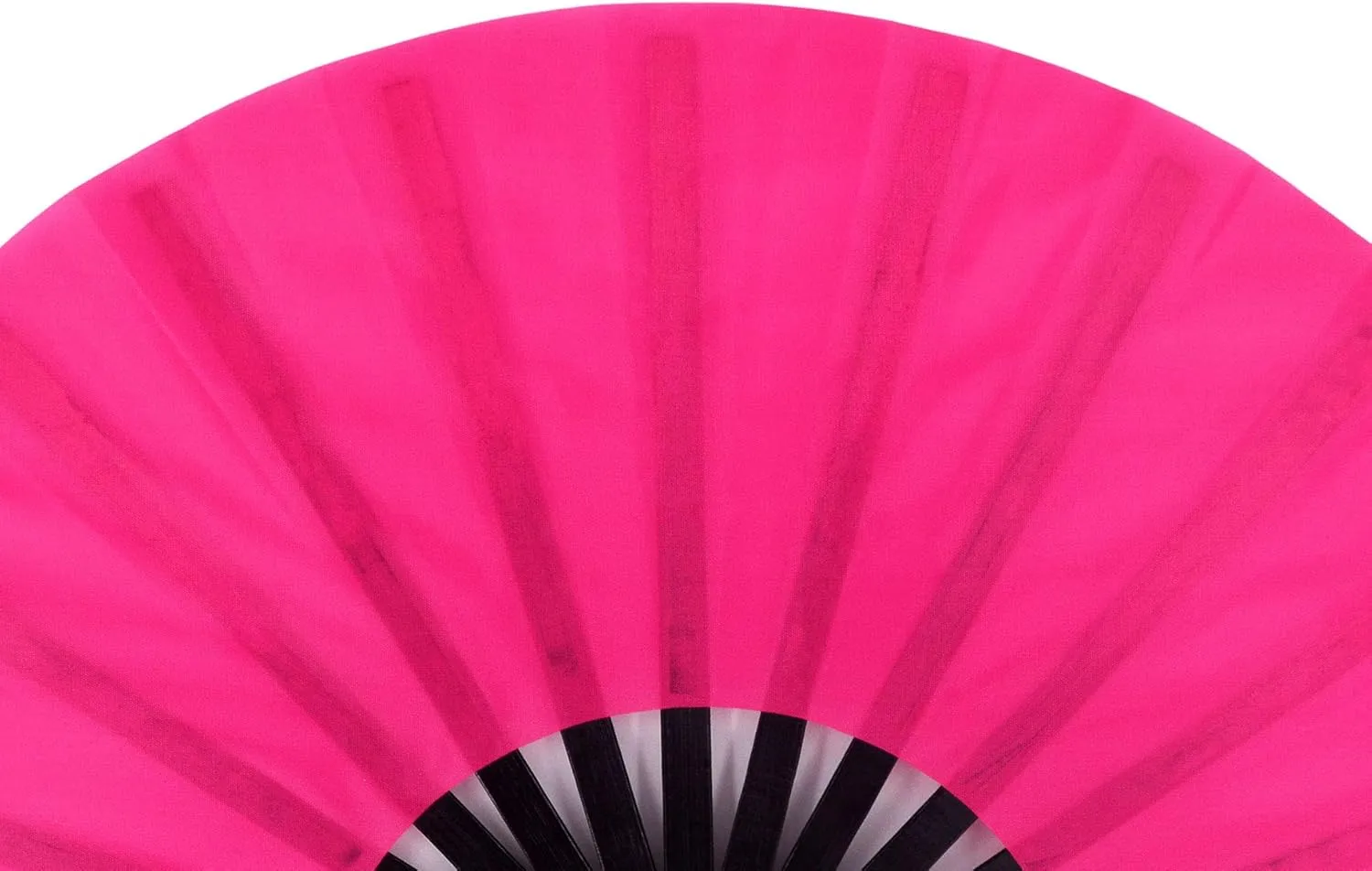 Amajiji Large Rave Fan Folding Hand Popping Fans for Line Dancing, Big Clacking Fans Clap Fan for Boots On The Ground Dance,Party,Decoration,Festival (Pink)