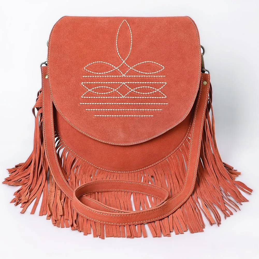American Darling Crossbody Genuine Suede Leather women bag western handbag purse