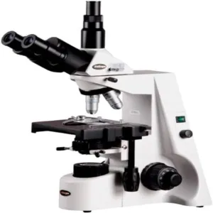 AmScope T690C-PL Trinocular Compound Microscope, 40X-2500X Magnification, WH10x and WH25x Super-Widefield Eyepieces, Infinity Plan Achromatic Objectives, Brightfield, Kohler Condenser, Double-Layer Mechanical Stage