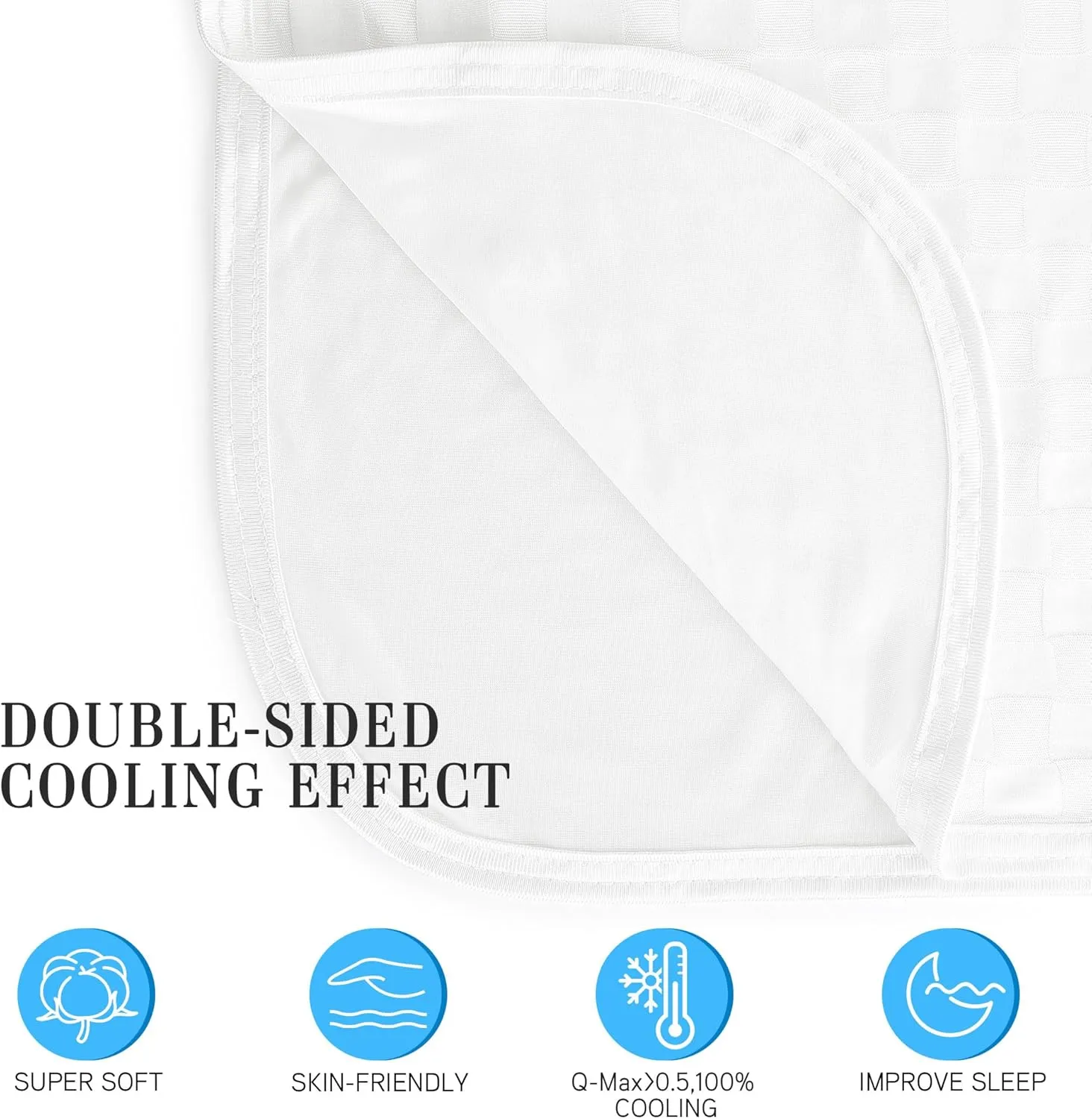 AmyHomie Cooling Blanket,90"x108"King Size,Summer Blankets with Double Sided Cold Effect, Arc-Chill Q-Max>0.5 Cool Fiber, Breathable Lightweight Blankets for Hot Sleepers Night Sweats