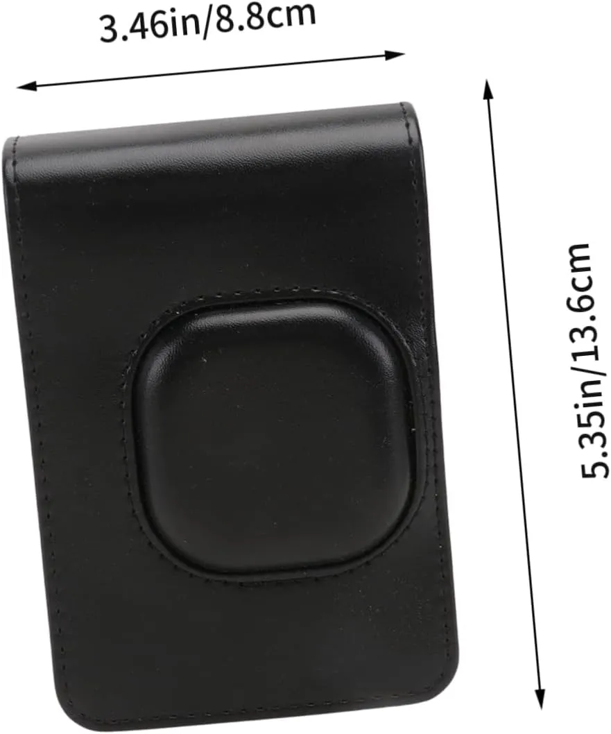 Angoily PU Leather Camera Shoulder Bag for Mini Liplay Protective Cover with Precise Cutouts Convenient Access to Ports Durable Design for Scratch and Drop Protection