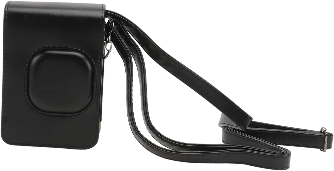 Angoily PU Leather Camera Shoulder Bag for Mini Liplay Protective Cover with Precise Cutouts Convenient Access to Ports Durable Design for Scratch and Drop Protection