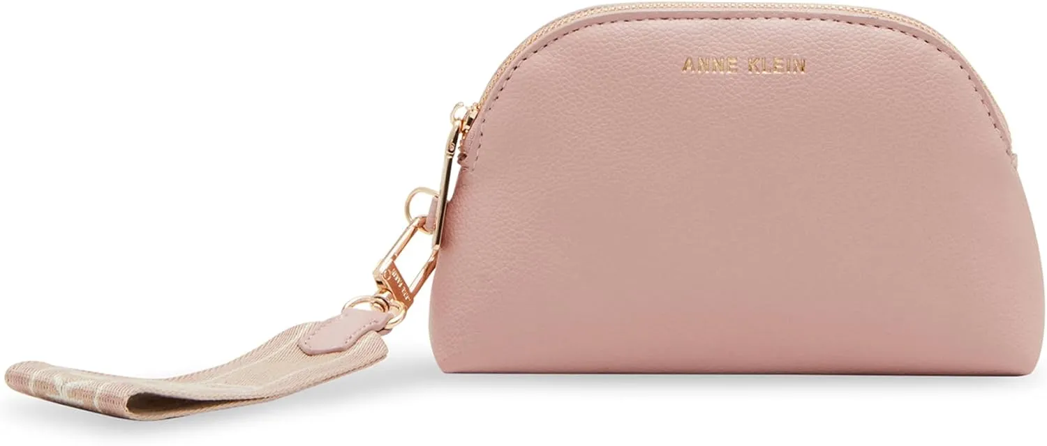 Anne Klein Ak 3 Piece Pouch Gift Set with Web Detailing