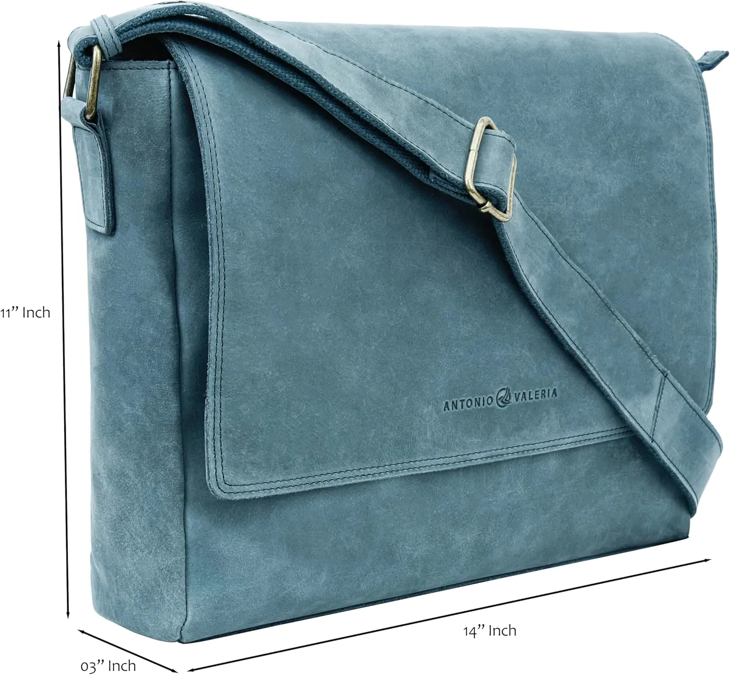 Antonio Valeria Robert Premium Leather Messenger Bag for Men