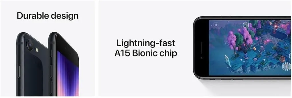 Apple iPhone SE 3rd Gen, 64GB, Midnight - Verizon (Renewed Premium)