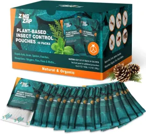 Aromatic Sachet Natural Repellent Pouch 16-Pack, All-Natural Ingredients, Lasting Deterrence, Strong Prevention, Present Aroma