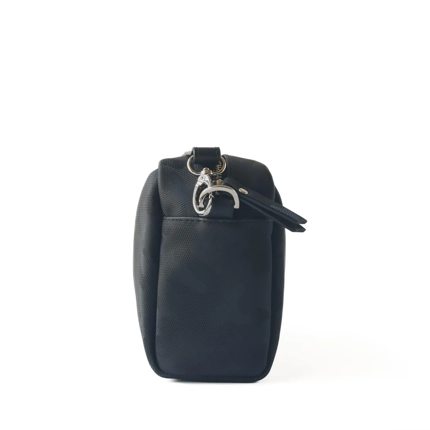 Ashley Camouflage Crossbody Bag, Small Rectangular Zip Crossbody Bag, Lightweight, Versatile, Bag with Strap, Purse Small Crossbody Shoulder Bag (Black)