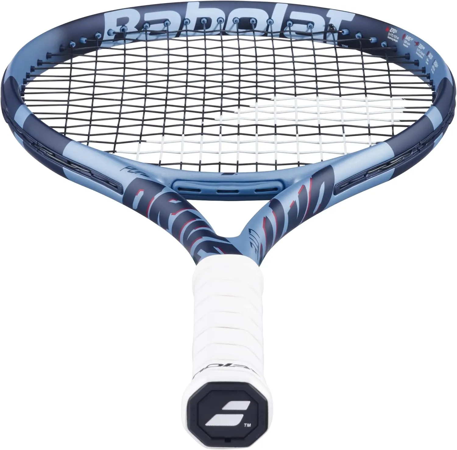 Babolat Pure Drive Lite 11th Gen Tennis Racquet Strung with 16g Syn Gut at Mid-Range Tension