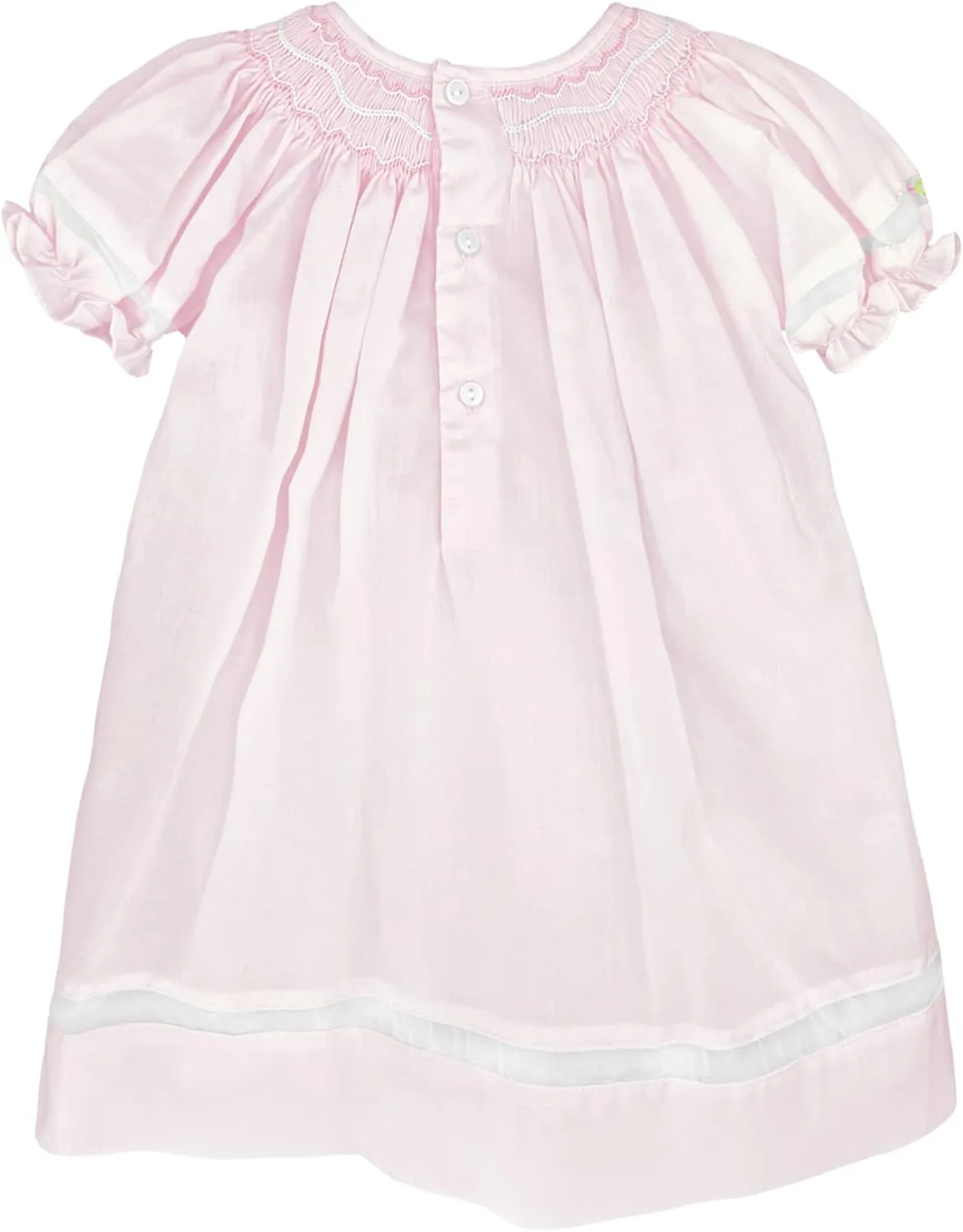Baby Girls’ Smocked Daygown with Voile Insert