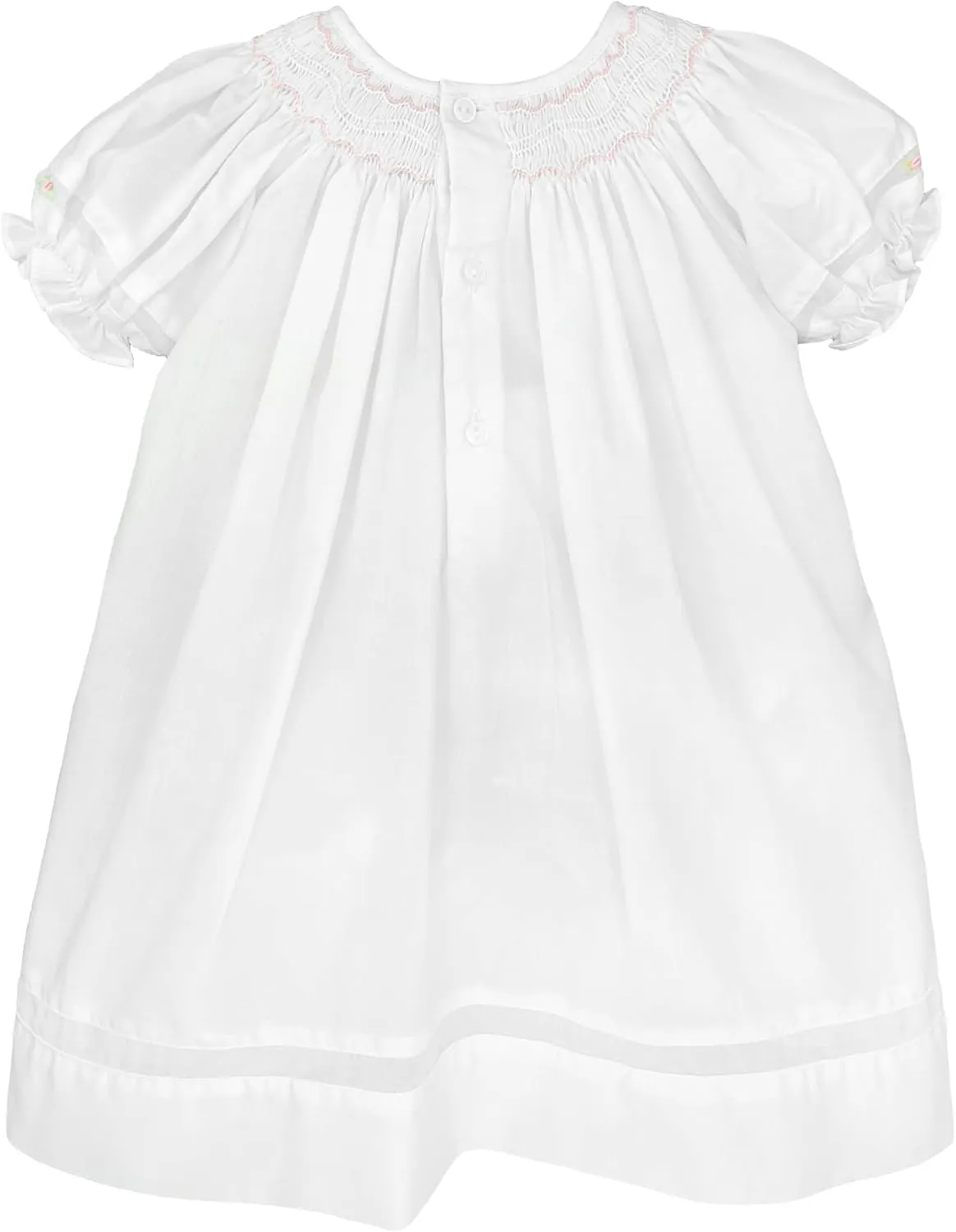 Baby Girls’ Smocked Daygown with Voile Insert