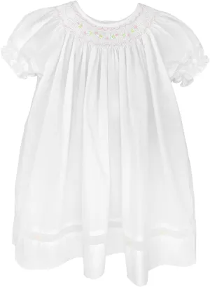 Baby Girls’ Smocked Daygown with Voile Insert