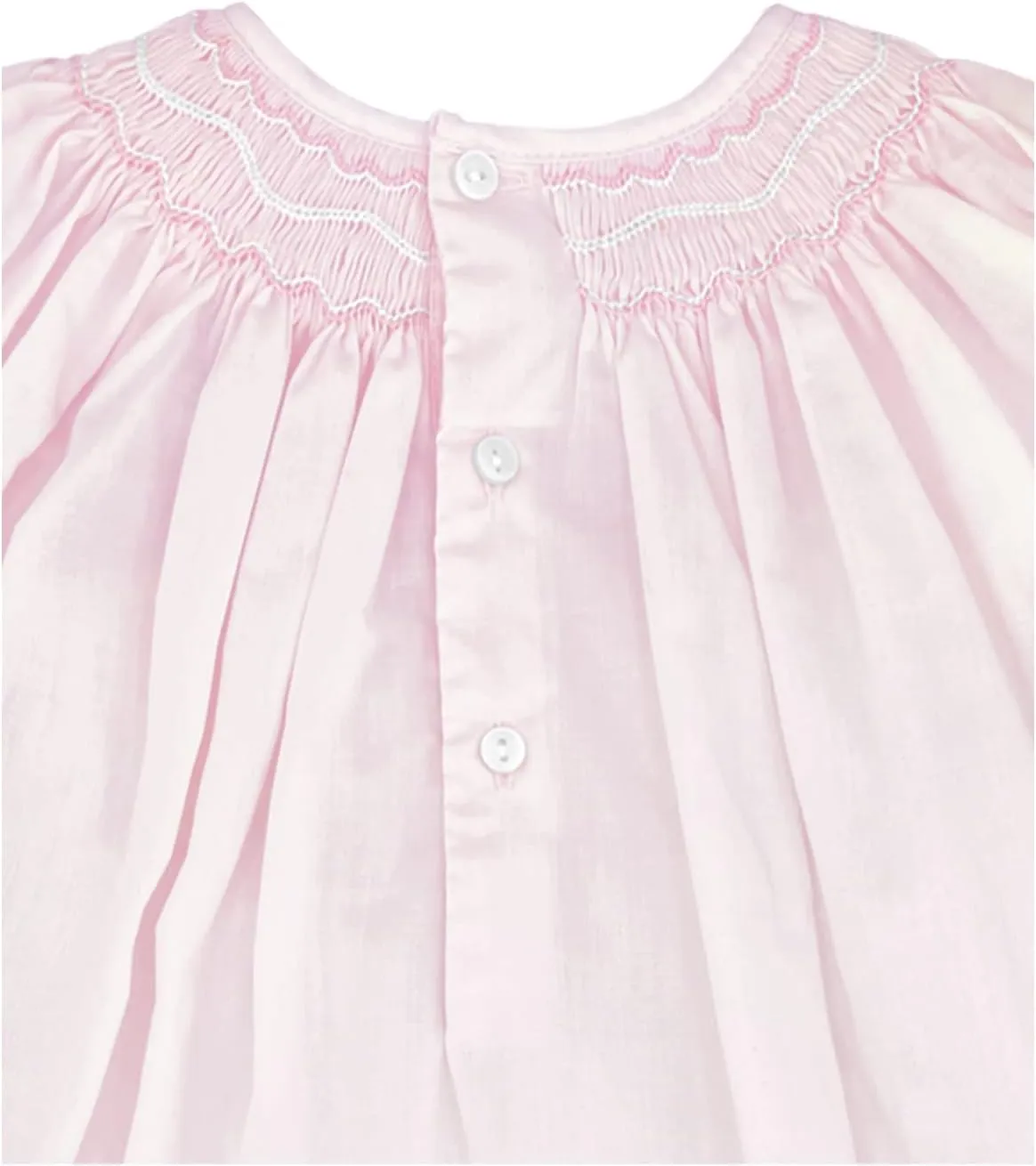 Baby Girls’ Smocked Daygown with Voile Insert