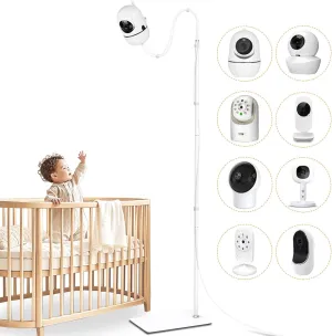 Baby Monitor Floor Stand Holder, Adjustable Baby Monitor Mount Compatible with HelloBaby, Infant Optics, Nanit Pro, Owlet, Babysense, Baby Ganibs, Bonoch, Universal Baby Camera Stand