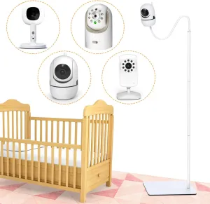 Baby Monitor Floor Stand Mount Compatible with HelloBabyHB6550/HB65/HB40/HB6339/ANMEATE SM24, Baby Ganibs, Bonoch, for Infant Optics Dxr-8 PRO, Nanit Pro Flex Stand, And Camera with 1/4" Threaded Hole