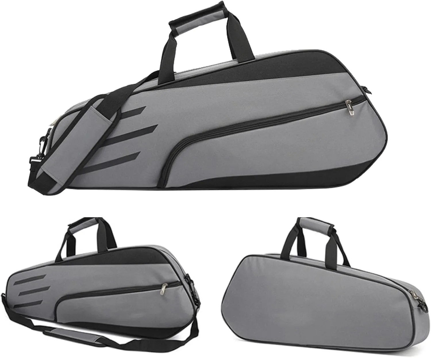 Badminton Bag 3 Rackets - Badminton Racket Bag, Waterproof & Protective Tennis Organization Bag | Badminton Racket Cover Bag, Racquetball Bag For Men
