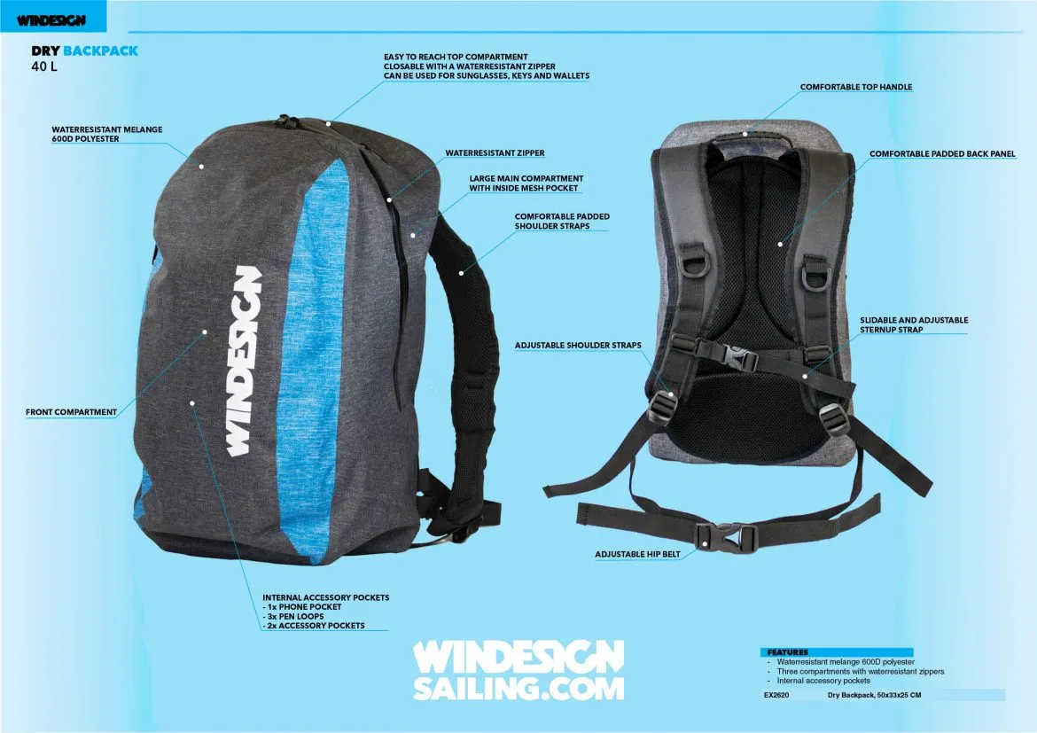 Bag - Dry Backpack 40L - Optiparts