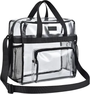 Bagenius Clear Bag Stadium Approved 12×6×12 Clear bag for Stadium Events Sports Concert Festival Work