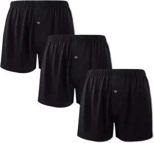 BAMBOO COOL Men's Boxers Short Boxer for Men Soft Comfortable Casual Breathable Underwear (3 Pack or 5 Pack)