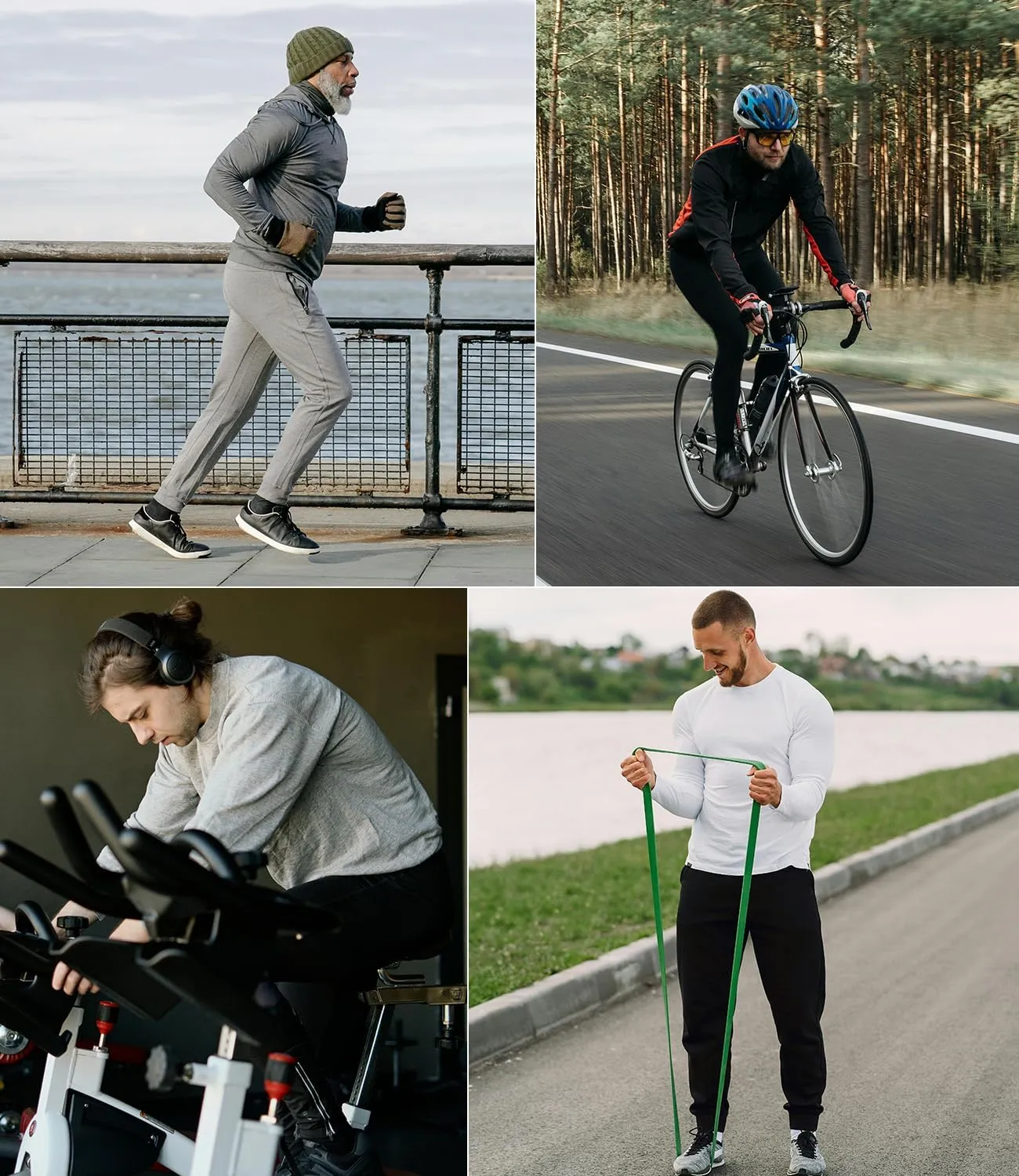 BAMBOO COOL Mens Sweatpants Lightweight Athletic Pants for Workout Jogging Running Gym Dry Loose-fit Tapered Joggers